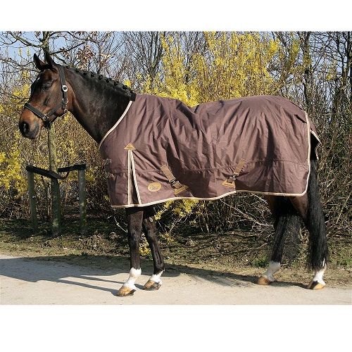 Zijn bekend Lunch Isaac Harrys Horse outdoor deken Pro 200g Chesnut -30% Maat 165 -  RuitersportWinkel.eu