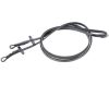 Teugels leder met rubber gevoerd Zwart en bruin - Afbeelding 2