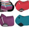 Shires zadeldek + GRATIS bijpassende bontpad Diverse kleuren